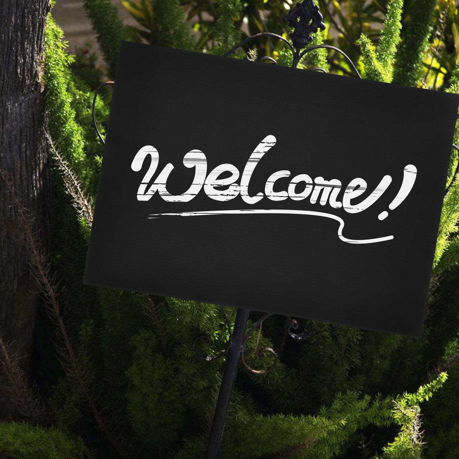 2Pcs Black Blank Garden Sign B - огляд і ціна Yard Sign Blank