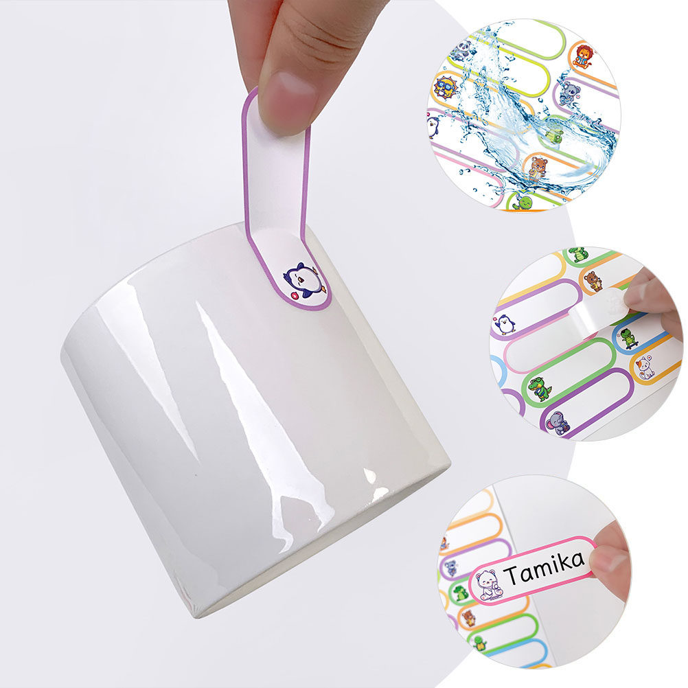 10 Sheets Writable Name Tag St - огляд і ціна Water Bottle Blank