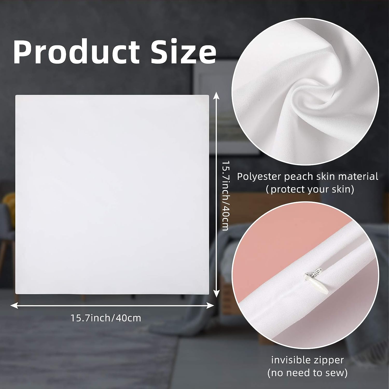 4Pcs Sublimation Blanks Throw  - огляд і ціна Pillow Cover Sublimation