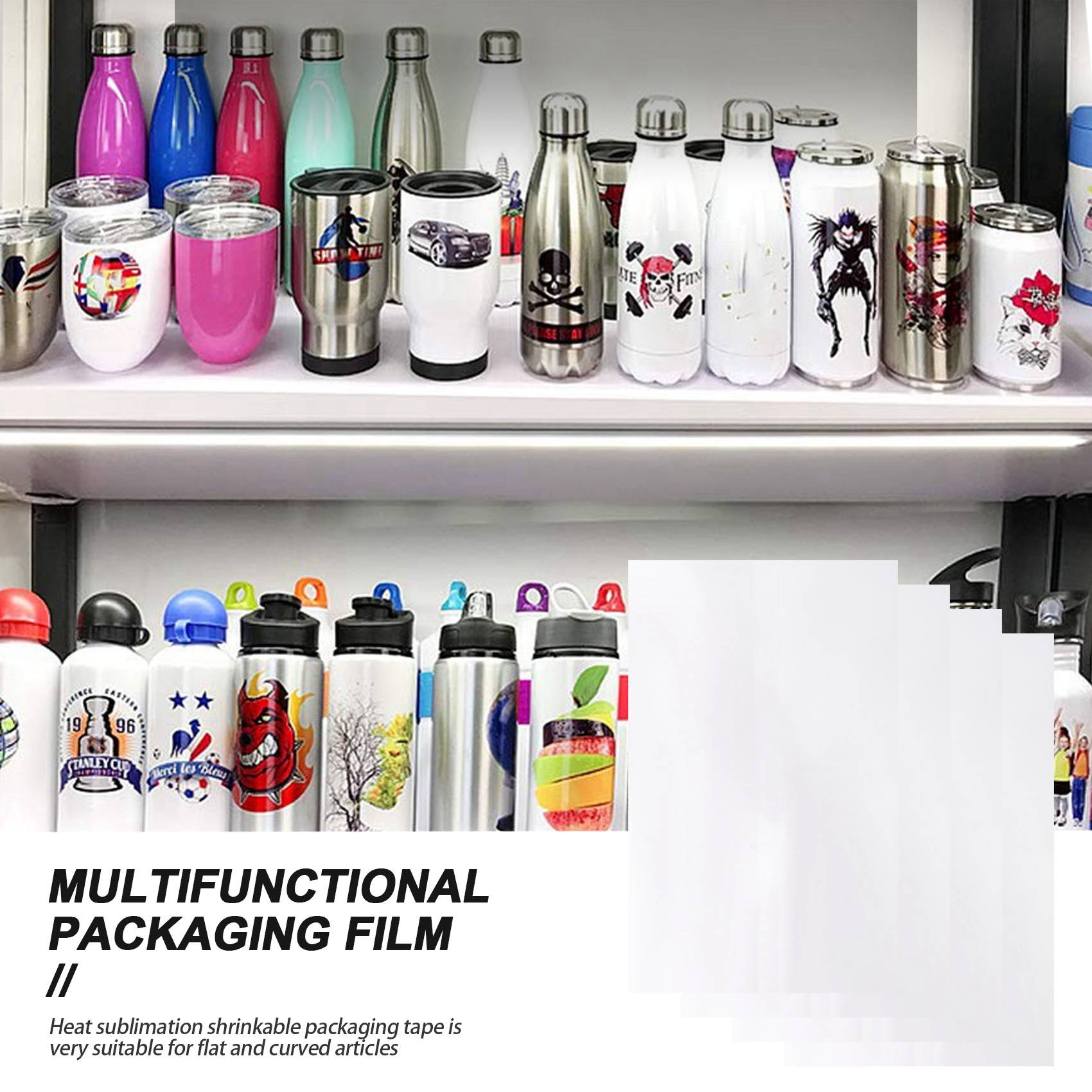 ABHI-30Pcs Sublimation Shrink  - огляд і ціна Sublimation Mug White