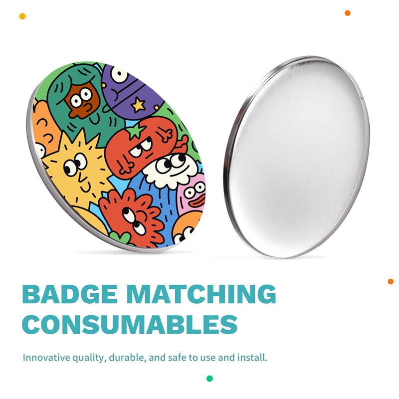 Blank Mirror Badge Button Make - огляд і ціна Button Badge Blank