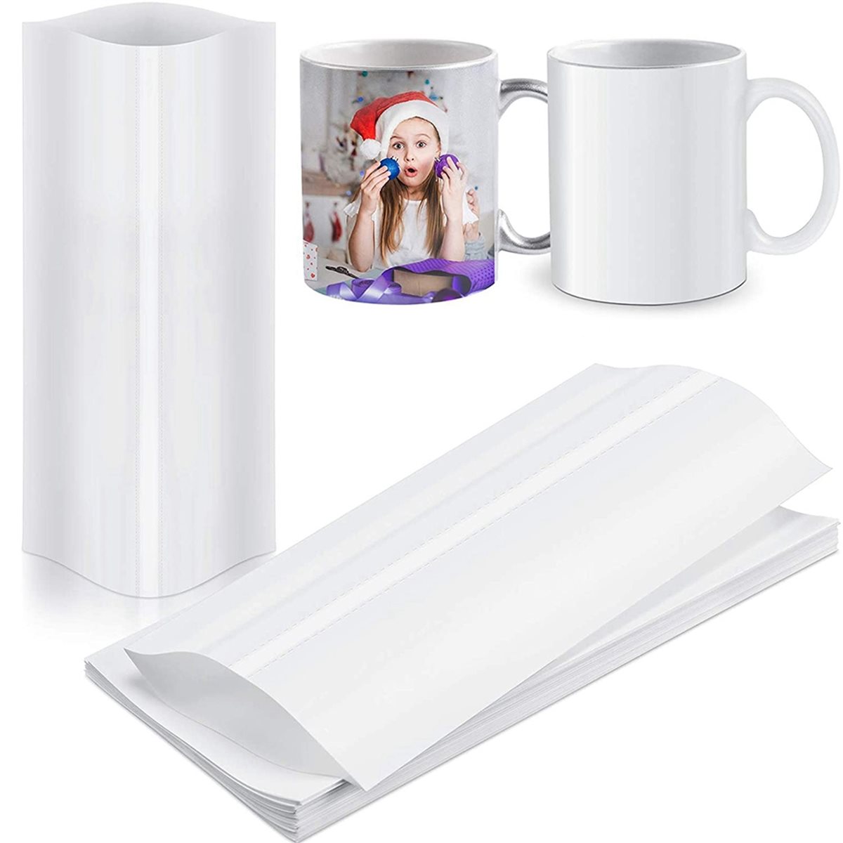BAAE 420Pcs Sublimation Shrink - огляд і ціна Sublimation Mug White