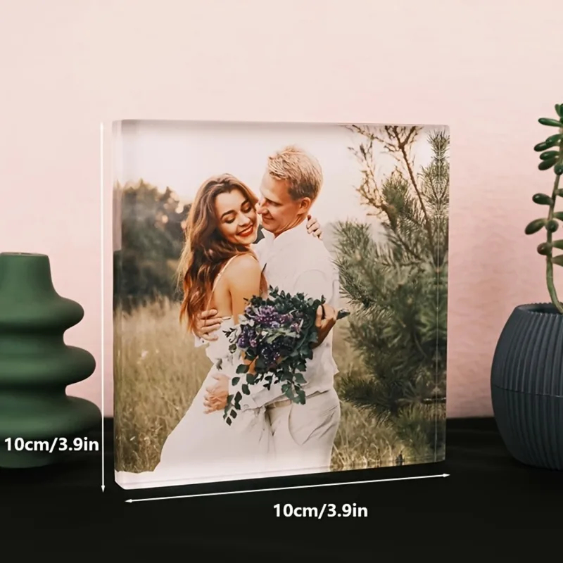 Custom Acrylic Anniversary Pho - огляд і ціна Photo Acrylic Block