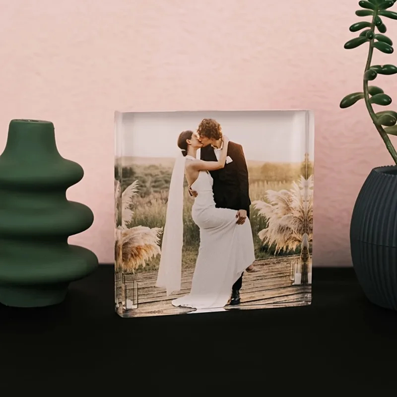 Custom Acrylic Anniversary Pho - огляд і ціна Photo Acrylic Block