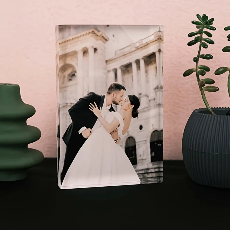 Custom Acrylic Anniversary Pho - огляд і ціна Photo Acrylic Block