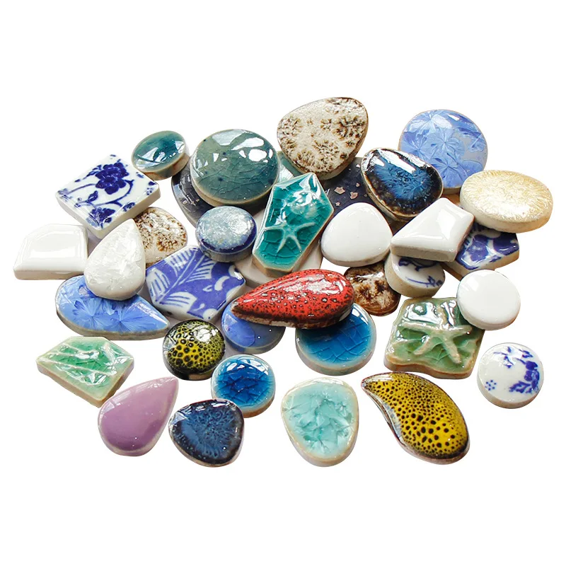 100g Oval Ceramic Mosaic Tiles - огляд і ціна Ceramic Tile Blank