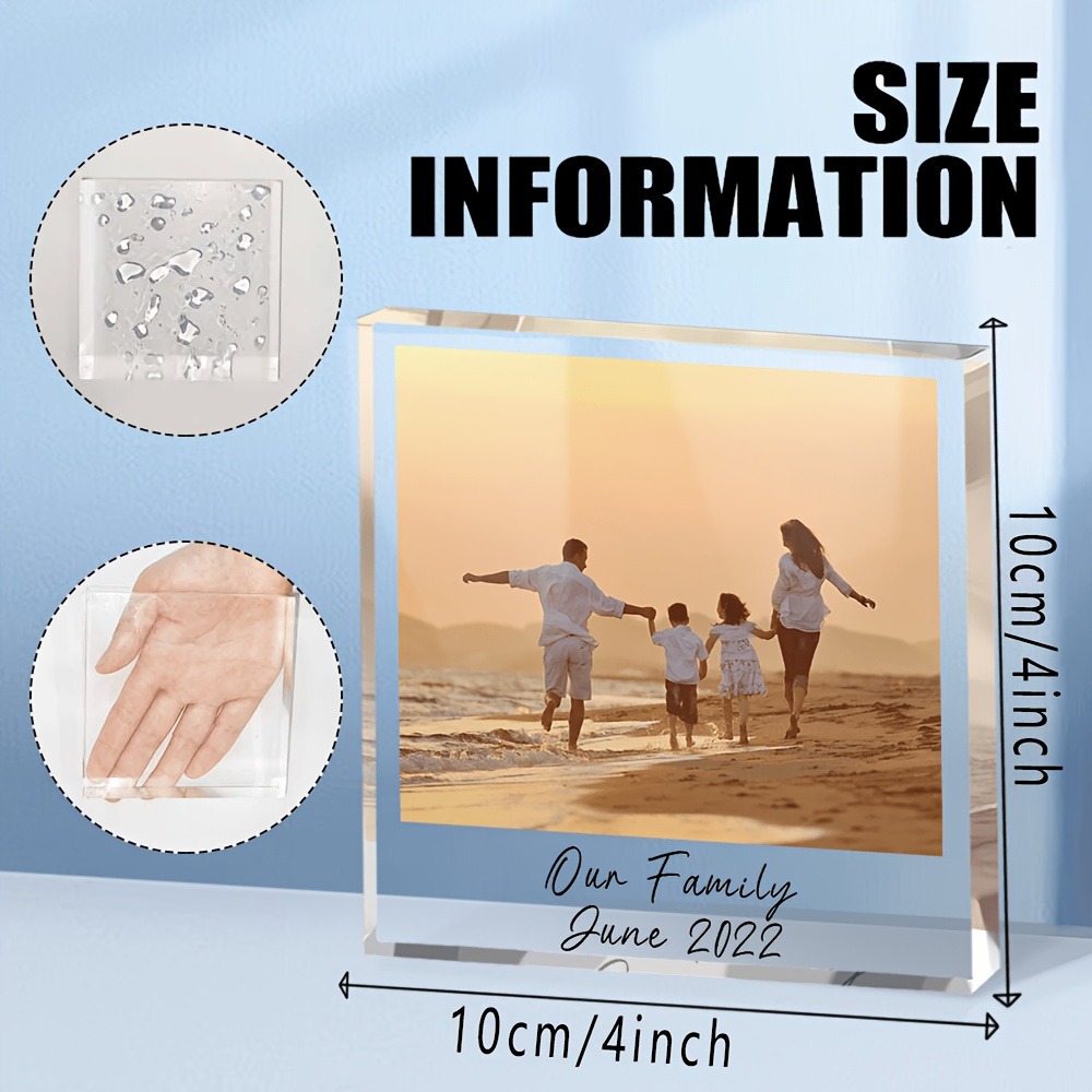 Personalized Family Acrylic Ph - огляд і ціна Photo Acrylic Block
